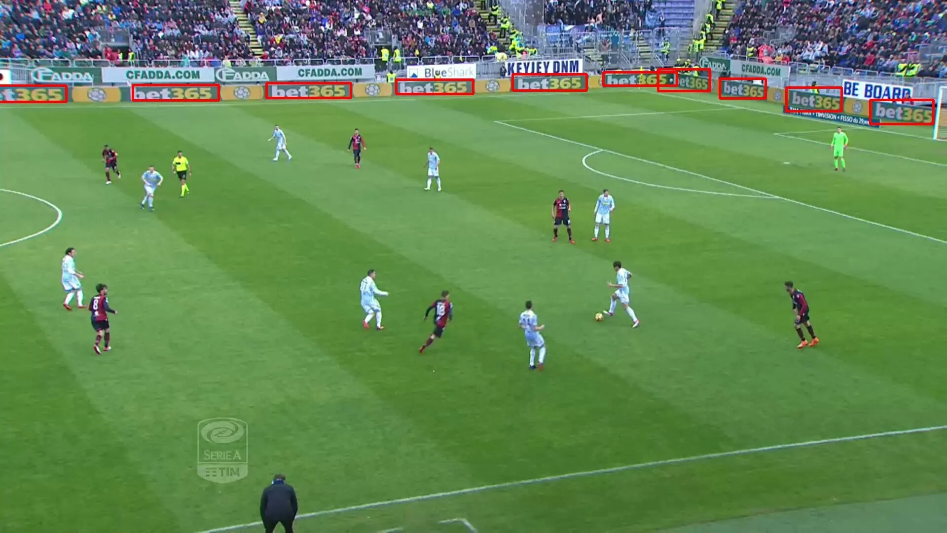 brand tracking video CCTV stadium